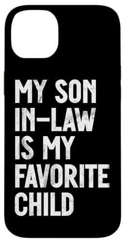 Mein Schwiegersohn ist mein Lieblingskind Familienhumor Retro Hülle für iPhone 14 Plus von Funny Gifts For Son In Law Graphic