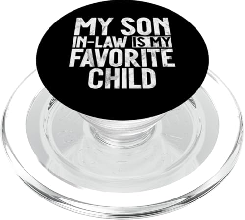 Mein Schwiegersohn ist mein Lieblingskind Familienhumor Retro PopSockets PopGrip für MagSafe Mein Schwiegersohn ist mein Lieblingskind Familienhumor Retro PopSockets PopGrip für MagSafe von Funny Gifts For Son In Law Graphic