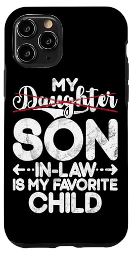 Mein Schwiegersohn ist mein Lieblingskinder, Retro-Humor-Familie Hülle für iPhone 11 Pro Mein Schwiegersohn ist mein Lieblingskinder, Retro-Humor-Familie Hülle für iPhone 11 Pro von Funny Gifts For Son In Law Graphic