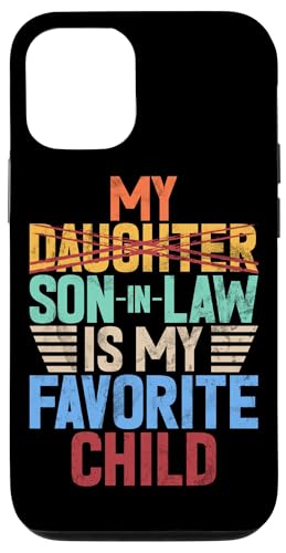 Mein Schwiegersohn ist mein Lieblingskinder, Retro-Humor-Familie Hülle für iPhone 12/12 Pro Mein Schwiegersohn ist mein Lieblingskinder, Retro-Humor-Familie Hülle für iPhone 12/12 Pro von Funny Gifts For Son In Law Graphic