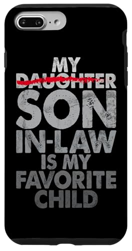 Mein Schwiegersohn ist mein Lieblingskinder, Retro-Humor-Familie Hülle für iPhone 7 Plus/8 Plus Mein Schwiegersohn ist mein Lieblingskinder, Retro-Humor-Familie Hülle für iPhone 7 Plus/8 Plus von Funny Gifts For Son In Law Graphic