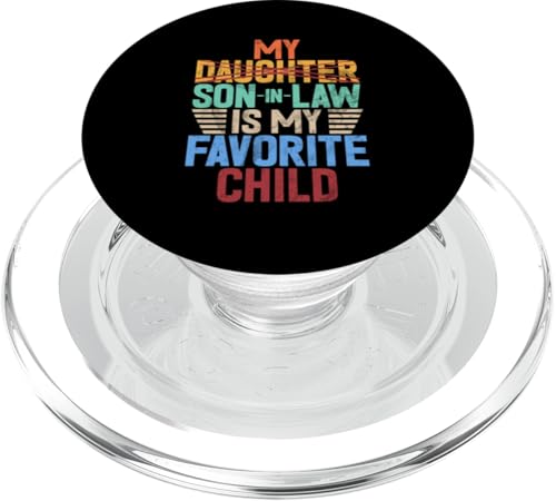 Mein Schwiegersohn ist mein Lieblingskinder, Retro-Humor-Familie PopSockets PopGrip für MagSafe Mein Schwiegersohn ist mein Lieblingskinder, Retro-Humor-Familie PopSockets PopGrip für MagSafe von Funny Gifts For Son In Law Graphic