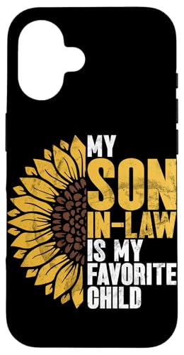 My Son In Law Is My Favorite Child Family Retro Sonnenblume Hülle für iPhone 16 My Son In Law Is My Favorite Child Family Retro Sonnenblume Hülle für iPhone 16 von Funny Gifts For Son In Law Graphic