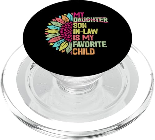 My Son In Law Is My Favorite Child Retro-Sonnenblumen-Humor PopSockets PopGrip für MagSafe My Son In Law Is My Favorite Child Retro-Sonnenblumen-Humor PopSockets PopGrip für MagSafe von Funny Gifts For Son In Law Graphic