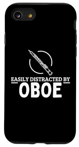 Leicht abgelenkt von Oboe Funny Oboist Hülle für iPhone SE (2020) / 7 / 8 von Funny Gifts for Oboe Players And Oboists
