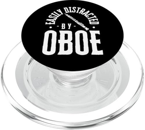 Leicht abgelenkt von Oboe Funny Oboist PopSockets PopGrip für MagSafe von Funny Gifts for Oboe Players And Oboists