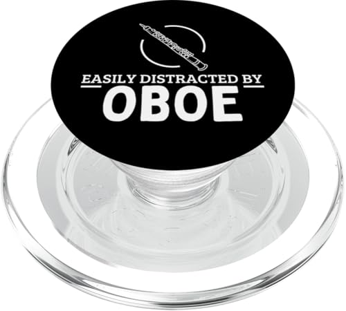 Leicht abgelenkt von Oboe Funny Oboist PopSockets PopGrip für MagSafe von Funny Gifts for Oboe Players And Oboists