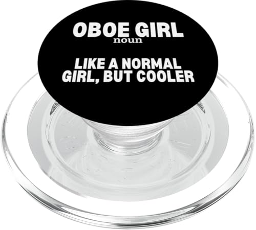 Oboe Girl Definition Lustige Frauen-Oboistin PopSockets PopGrip für MagSafe Oboe Girl Definition Lustige Frauen-Oboistin PopSockets PopGrip für MagSafe von Funny Gifts for Oboe Players And Oboists