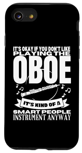 Oboe Is For Smart People Lustiger Oboist Hülle für iPhone SE (2020) / 7 / 8 von Funny Gifts for Oboe Players And Oboists