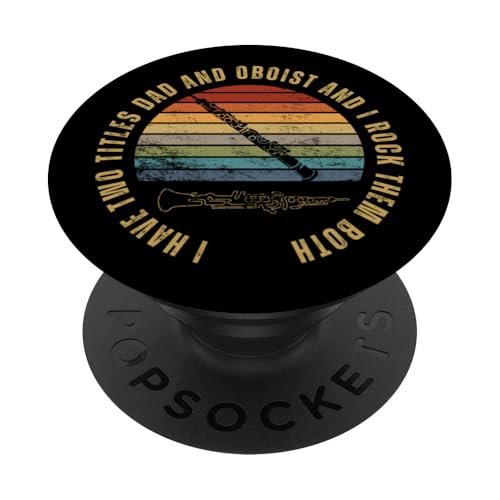Oboist And Dad Proud Lustiger Männer-Oboist PopSockets Klebender PopGrip Oboist And Dad Proud Lustiger Männer-Oboist PopSockets Klebender PopGrip von Funny Gifts for Oboe Players And Oboists