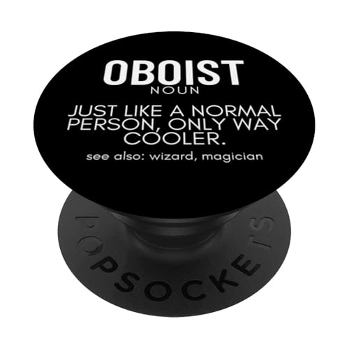 Oboist Definition Oboe Stolzer lustiger Oboenspieler PopSockets Klebender PopGrip von Funny Gifts for Oboe Players And Oboists