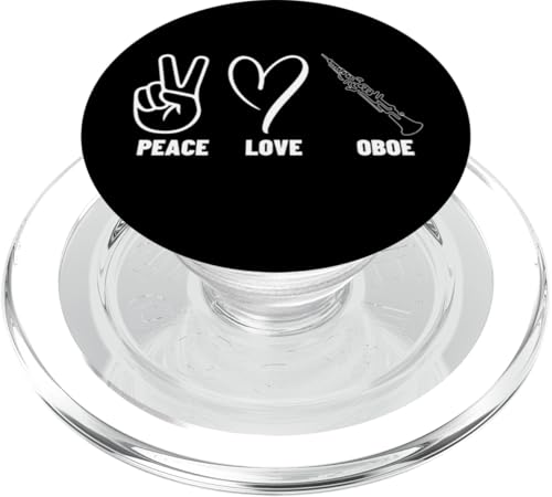 Oboist Peace Love Oboe Proud Herren Damen Oboist PopSockets PopGrip für MagSafe Oboist Peace Love Oboe Proud Herren Damen Oboist PopSockets PopGrip für MagSafe von Funny Gifts for Oboe Players And Oboists