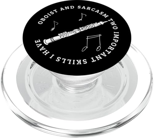 Oboist und Sarkasmus Lustiger Oboist PopSockets PopGrip für MagSafe von Funny Gifts for Oboe Players And Oboists