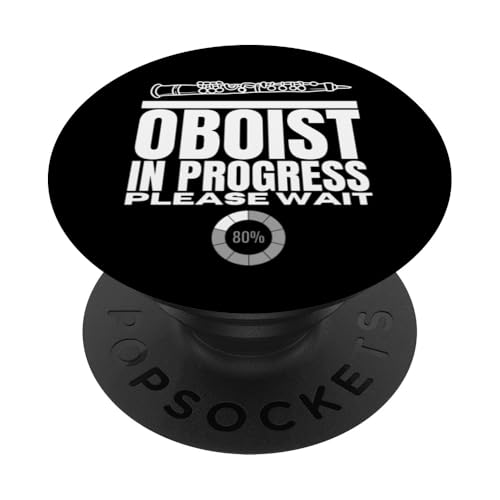 Oboist wird gerade geladen! Lustiger Oboenspieler PopSockets Klebender PopGrip von Funny Gifts for Oboe Players And Oboists