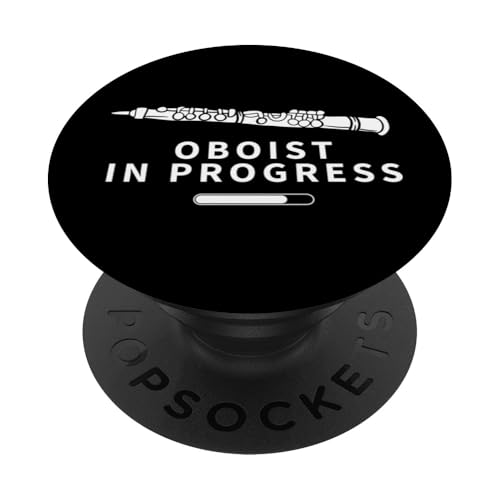 Oboist wird gerade geladen! Lustiger Oboenspieler PopSockets Klebender PopGrip von Funny Gifts for Oboe Players And Oboists