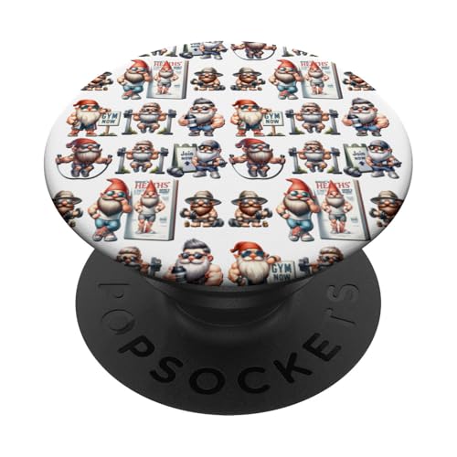 Bodybuilder Gnomes For Gym Fitness Workout Exercise Training PopSockets Klebender PopGrip Bodybuilder Gnomes For Gym Fitness Workout Exercise Training PopSockets Klebender PopGrip von Funny Gnome Bodybuilding Gifts For The Gym Lover