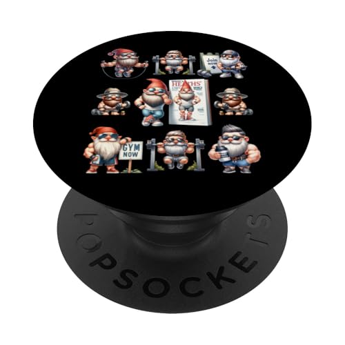 Bodybuilder Gym Gnome Themed Graphic For Fitness Lovers PopSockets Klebender PopGrip Bodybuilder Gym Gnome Themed Graphic For Fitness Lovers PopSockets Klebender PopGrip von Funny Gnome Bodybuilding Gifts For The Gym Lover