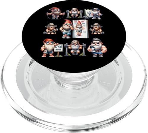 Bodybuilder Gym Gnome Themed Graphic For Fitness Lovers PopSockets PopGrip für MagSafe Bodybuilder Gym Gnome Themed Graphic For Fitness Lovers PopSockets PopGrip für MagSafe von Funny Gnome Bodybuilding Gifts For The Gym Lover