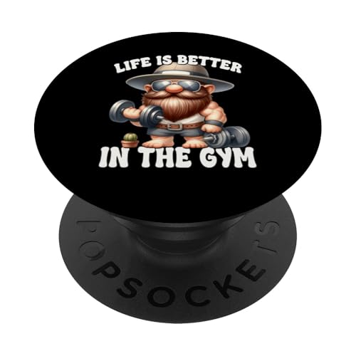 Bodybuilding Gnome Fitness Workout Exercise Training Saying PopSockets Klebender PopGrip Bodybuilding Gnome Fitness Workout Exercise Training Saying PopSockets Klebender PopGrip von Funny Gnome Bodybuilding Gifts For The Gym Lover