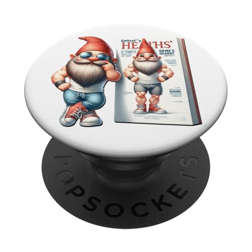 Fitness Dad Body Building Gnome Graphic For Mom Fitness PopSockets Klebender PopGrip Fitness Dad Body Building Gnome Graphic For Mom Fitness PopSockets Klebender PopGrip von Funny Gnome Bodybuilding Gifts For The Gym Lover
