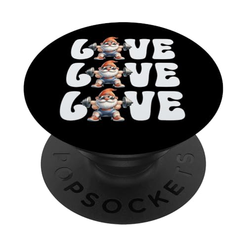 Fitness Gnome Graphic For Dad Working Out Love Weightlifting PopSockets Klebender PopGrip Fitness Gnome Graphic For Dad Working Out Love Weightlifting PopSockets Klebender PopGrip von Funny Gnome Bodybuilding Gifts For The Gym Lover