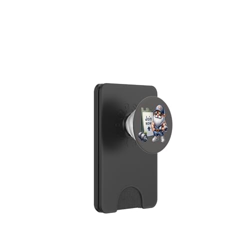 Funny Gym Gnome Graphic With Dumbbells For Men Fitness Dad PopSockets PopWallet für MagSafe Funny Gym Gnome Graphic With Dumbbells For Men Fitness Dad PopSockets PopWallet für MagSafe von Funny Gnome Bodybuilding Gifts For The Gym Lover