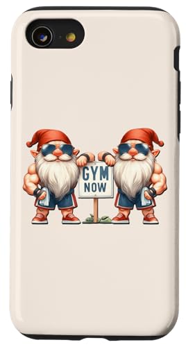 Funny Gym Now Gnomes For Fitness Workout Exercise Training Hülle für iPhone SE (2020) / 7 / 8 von Funny Gnome Bodybuilding Gifts For The Gym Lover