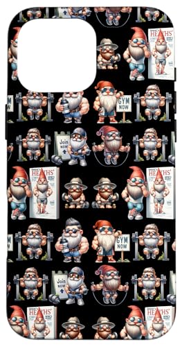 Funny Working Out Gnome Themed Graphic For Fitness Lovers Hülle für iPhone 16 Pro Max Funny Working Out Gnome Themed Graphic For Fitness Lovers Hülle für iPhone 16 Pro Max von Funny Gnome Bodybuilding Gifts For The Gym Lover
