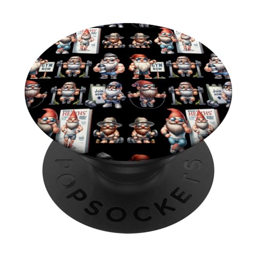 Funny Working Out Gnome Themed Graphic For Fitness Lovers PopSockets Klebender PopGrip Funny Working Out Gnome Themed Graphic For Fitness Lovers PopSockets Klebender PopGrip von Funny Gnome Bodybuilding Gifts For The Gym Lover