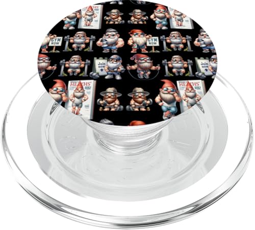 Funny Working Out Gnome Themed Graphic For Fitness Lovers PopSockets PopGrip für MagSafe Funny Working Out Gnome Themed Graphic For Fitness Lovers PopSockets PopGrip für MagSafe von Funny Gnome Bodybuilding Gifts For The Gym Lover