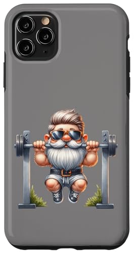 Stylish Body Building Gnome Does Pull-Ups On A Dumbbell Bar Hülle für iPhone 11 Pro Max Stylish Body Building Gnome Does Pull-Ups On A Dumbbell Bar Hülle für iPhone 11 Pro Max von Funny Gnome Bodybuilding Gifts For The Gym Lover