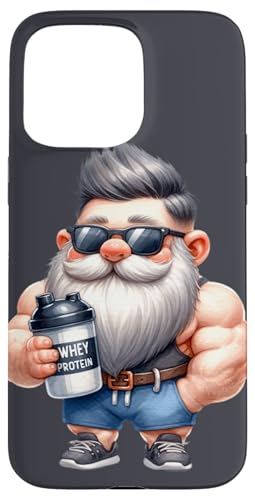 Whey Protein Gnome Dad Funny Bodybuilder Graphic For Coach Hülle für iPhone 15 Pro Max Whey Protein Gnome Dad Funny Bodybuilder Graphic For Coach Hülle für iPhone 15 Pro Max von Funny Gnome Bodybuilding Gifts For The Gym Lover