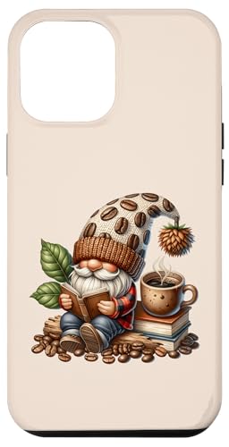 Coffee And Book Reading Accessories For Book Lovers Gnome Hülle für iPhone 12 Pro Max von Funny Gnome Coffee Accessories & Book Lover Gifts