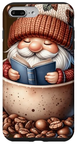 Coffee And Book Reading Accessories For Book Lovers Gnome Hülle für iPhone 7 Plus/8 Plus Coffee And Book Reading Accessories For Book Lovers Gnome Hülle für iPhone 7 Plus/8 Plus von Funny Gnome Coffee Accessories & Book Lover Gifts