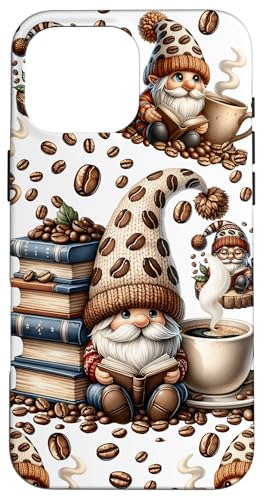 Coffee Bean Patterns For Women Funny Gnome Reading Books Hülle für iPhone 16 Pro Max Coffee Bean Patterns For Women Funny Gnome Reading Books Hülle für iPhone 16 Pro Max von Funny Gnome Coffee Accessories & Book Lover Gifts
