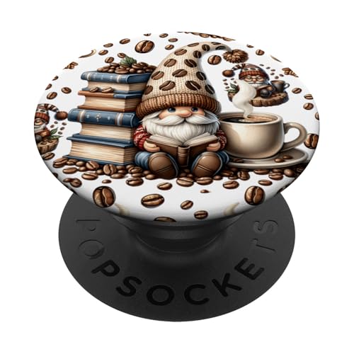 Coffee Bean Patterns For Women Funny Gnome Reading Books PopSockets Klebender PopGrip Coffee Bean Patterns For Women Funny Gnome Reading Books PopSockets Klebender PopGrip von Funny Gnome Coffee Accessories & Book Lover Gifts