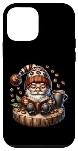 Coffee Gnome Graphic For Teacher And Librarian Funny Reading Hülle für iPhone 12 mini von Funny Gnome Coffee Accessories & Book Lover Gifts