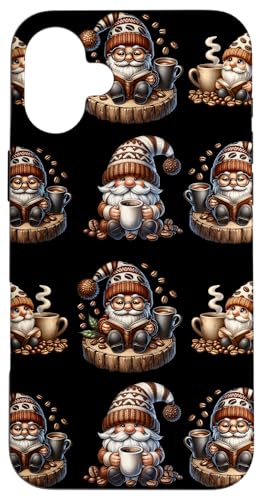 Coffee Gnome With Biggest Coffee Mugs For Bookworm Teacher Hülle für iPhone 16 Plus Coffee Gnome With Biggest Coffee Mugs For Bookworm Teacher Hülle für iPhone 16 Plus von Funny Gnome Coffee Accessories & Book Lover Gifts