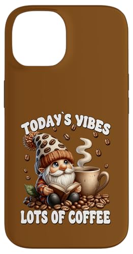 Funny Saying For Book Lovers Librarian Teacher Coffee Gnome Hülle für iPhone 14 von Funny Gnome Coffee Accessories & Book Lover Gifts