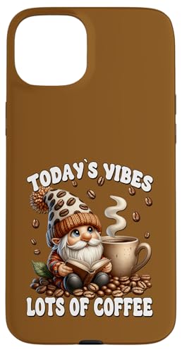 Funny Saying For Book Lovers Librarian Teacher Coffee Gnome Hülle für iPhone 15 Plus Funny Saying For Book Lovers Librarian Teacher Coffee Gnome Hülle für iPhone 15 Plus von Funny Gnome Coffee Accessories & Book Lover Gifts