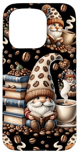 Reading Book Gnome With Coffee Mug And Fresh Coffee Beans Hülle für iPhone 15 Pro Reading Book Gnome With Coffee Mug And Fresh Coffee Beans Hülle für iPhone 15 Pro von Funny Gnome Coffee Accessories & Book Lover Gifts