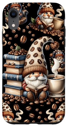 Reading Book Gnome With Coffee Mug And Fresh Coffee Beans Hülle für iPhone XR Reading Book Gnome With Coffee Mug And Fresh Coffee Beans Hülle für iPhone XR von Funny Gnome Coffee Accessories & Book Lover Gifts