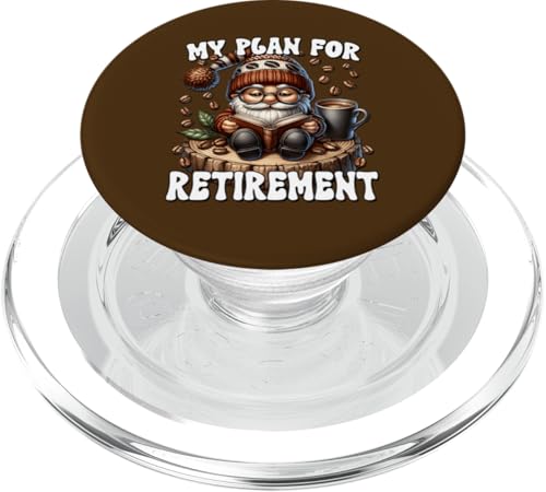 Retired Teacher Gnome Coffee And Books For Funny Retirement PopSockets PopGrip für MagSafe Retired Teacher Gnome Coffee And Books For Funny Retirement PopSockets PopGrip für MagSafe von Funny Gnome Coffee Accessories & Book Lover Gifts
