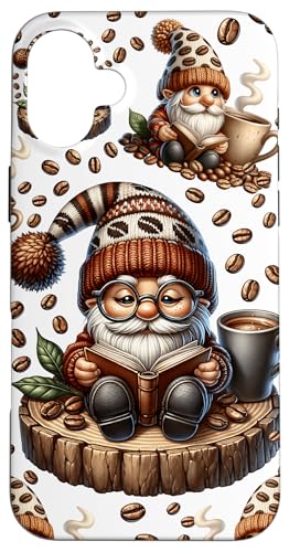Teacher Coffee And Book Reading Gnome Patterns For Librarian Hülle für iPhone 16 Plus Teacher Coffee And Book Reading Gnome Patterns For Librarian Hülle für iPhone 16 Plus von Funny Gnome Coffee Accessories & Book Lover Gifts