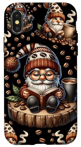Teacher Coffee And Book Reading Gnome Patterns For Librarian Hülle für iPhone X/XS Teacher Coffee And Book Reading Gnome Patterns For Librarian Hülle für iPhone X/XS von Funny Gnome Coffee Accessories & Book Lover Gifts