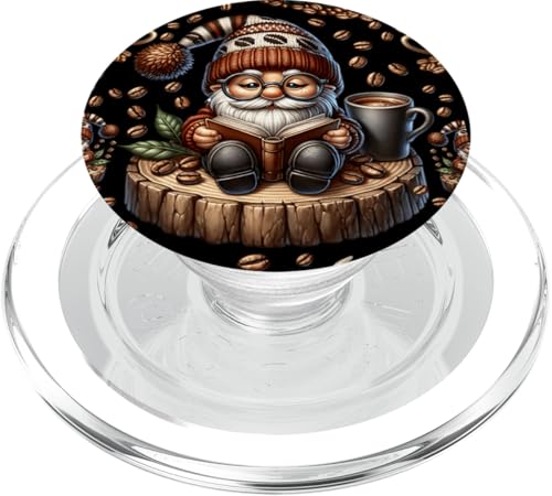 Teacher Coffee And Book Reading Gnome Patterns For Librarian PopSockets PopGrip für MagSafe Teacher Coffee And Book Reading Gnome Patterns For Librarian PopSockets PopGrip für MagSafe von Funny Gnome Coffee Accessories & Book Lover Gifts