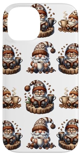 Teacher Coffee Graphic For Women Funny Gnomes For Coffee Mom Hülle für iPhone 14 von Funny Gnome Coffee Accessories & Book Lover Gifts