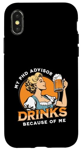 Mein Doktoratsberater trinkt meinetwegen | Dissertation Humor Hülle für iPhone X/XS Mein Doktoratsberater trinkt meinetwegen | Dissertation Humor Hülle für iPhone X/XS von Funny Grad Student | Funny PhD Dissertation