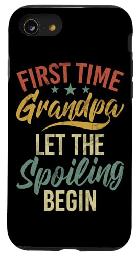 Das erste Mal, dass Opa das Verwöhnen beginnen lässt, Opa Pops Hülle für iPhone SE (2020) / 7 / 8 von Funny Grandpa Vintage Father's Day Gifts Granddad