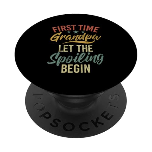 Das erste Mal, dass Opa das Verwöhnen beginnen lässt, Opa Pops PopSockets Klebender PopGrip Das erste Mal, dass Opa das Verwöhnen beginnen lässt, Opa Pops PopSockets Klebender PopGrip von Funny Grandpa Vintage Father's Day Gifts Granddad